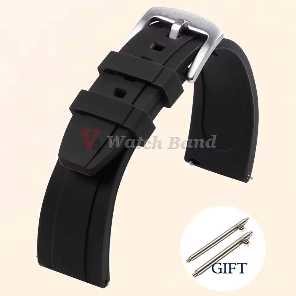 Bracelet universel en caoutchouc imperméable pour Rolex 20mm 22mm pour Armani pour Omega Bracelet Sp