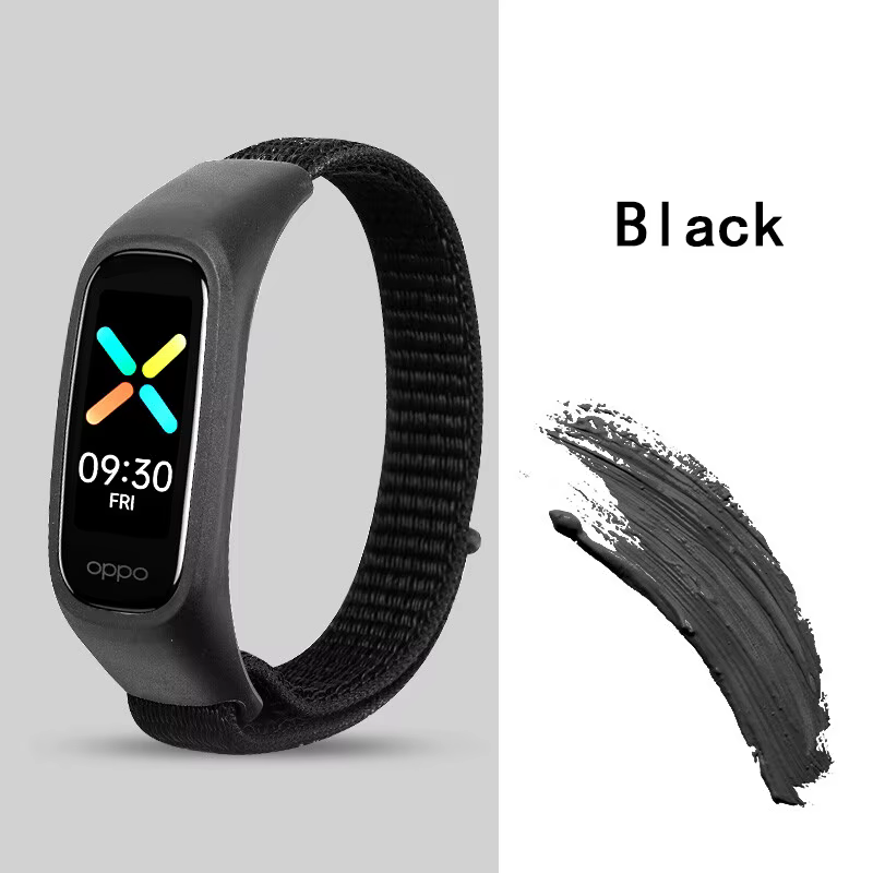 Bracelet en Nylon pour Bracelet de remplacement OPPO, boucle de Sport réglable, ceinture de montre r
