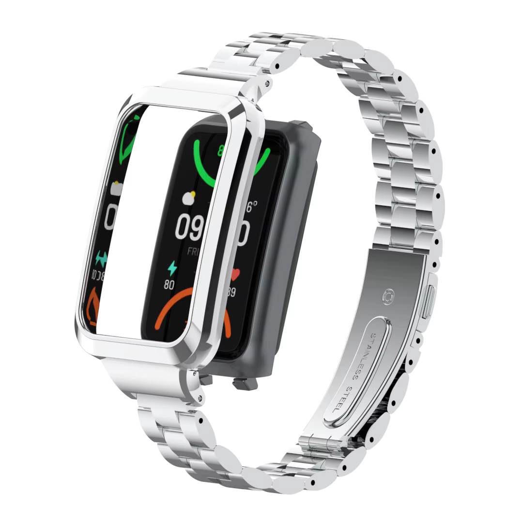 Bracelet en métal de luxe pour Oppo Band 2, en acier inoxydable, solide, pour montre OPPO Band2/Oppo