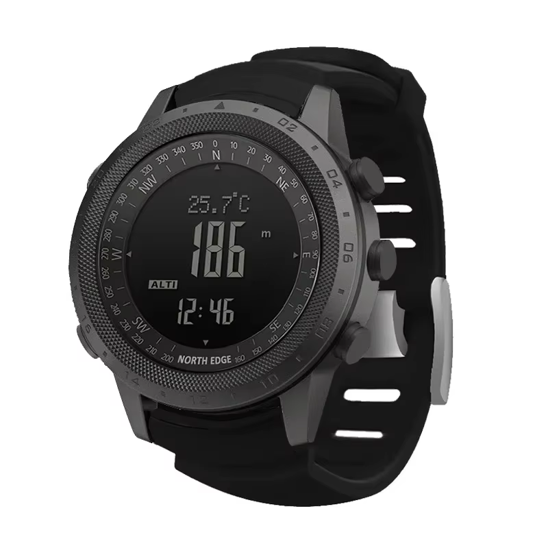 Nouvelle montre numérique de sport NORTH EDGE pour hommes, course à pied, natation, militaire, armée