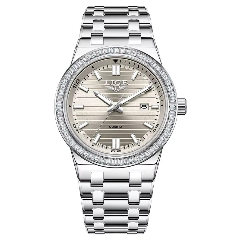 Montres pour hommes LIGE, marque haut de gamme, montre à quartz étanche et lumineuse pour hommes, mo