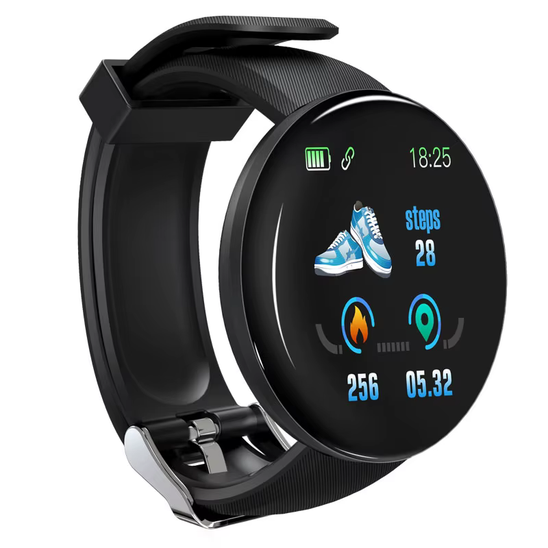 D18 montre intelligente hommes femmes Smartwatch pression artérielle étanche montres numériques spor
