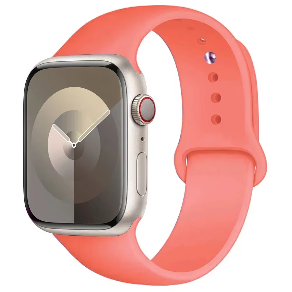 Bracelet sport en silicone pour Apple Watch, 44mm, 45mm, 40mm, 41mm, 42-38mm, 45mm, iWatch Series 8,