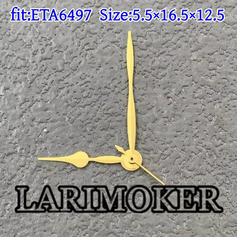 LARIMOKER ETA6497 aiguilles de montre or Rose blanc bleu noir argent et or pour ETA6497 mouvement mo