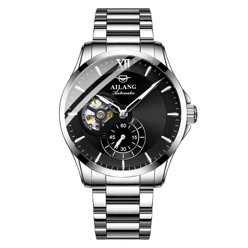 Montres pour hommes, tourbillon squelette, lumineuses, mécaniques, à remontage automatique, montre-b