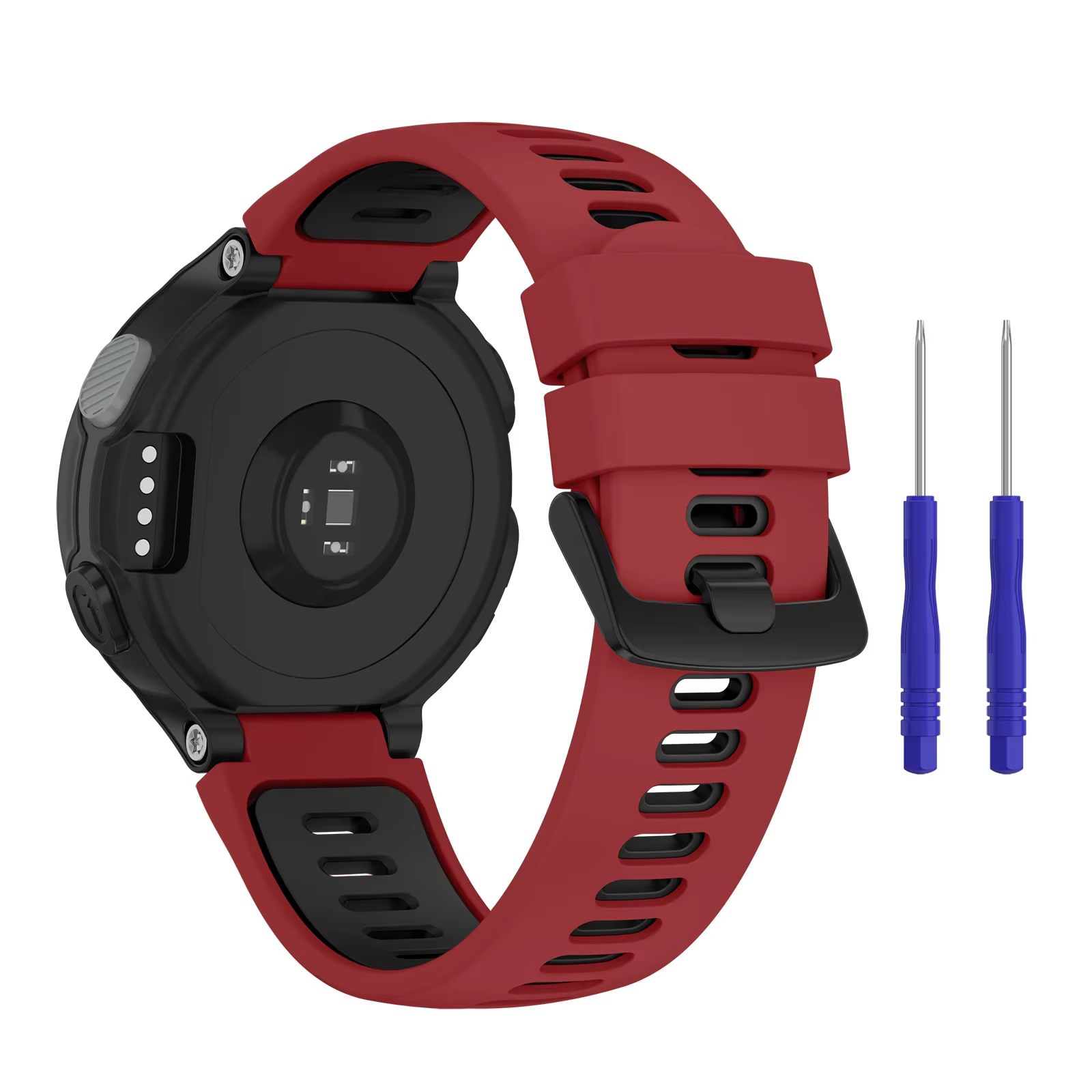Bracelet en Silicone Double couleur pour Garmin Forerunner 235 220 620 630 735 735XT, Bracelet de Sp