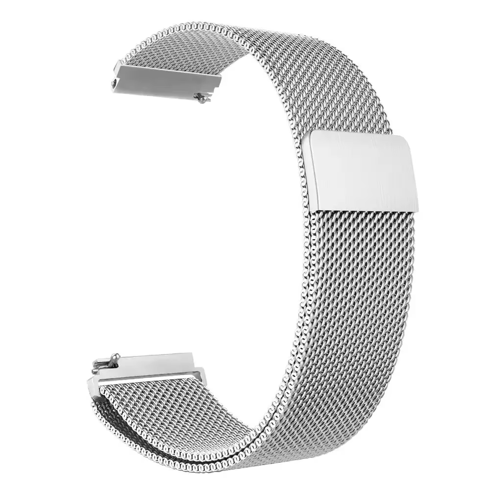 Bracelet milanais magnétique 20/22mm, pour Samsung Galaxy Watch 7 6 5 4 40 44mm Gear S3, en acier in