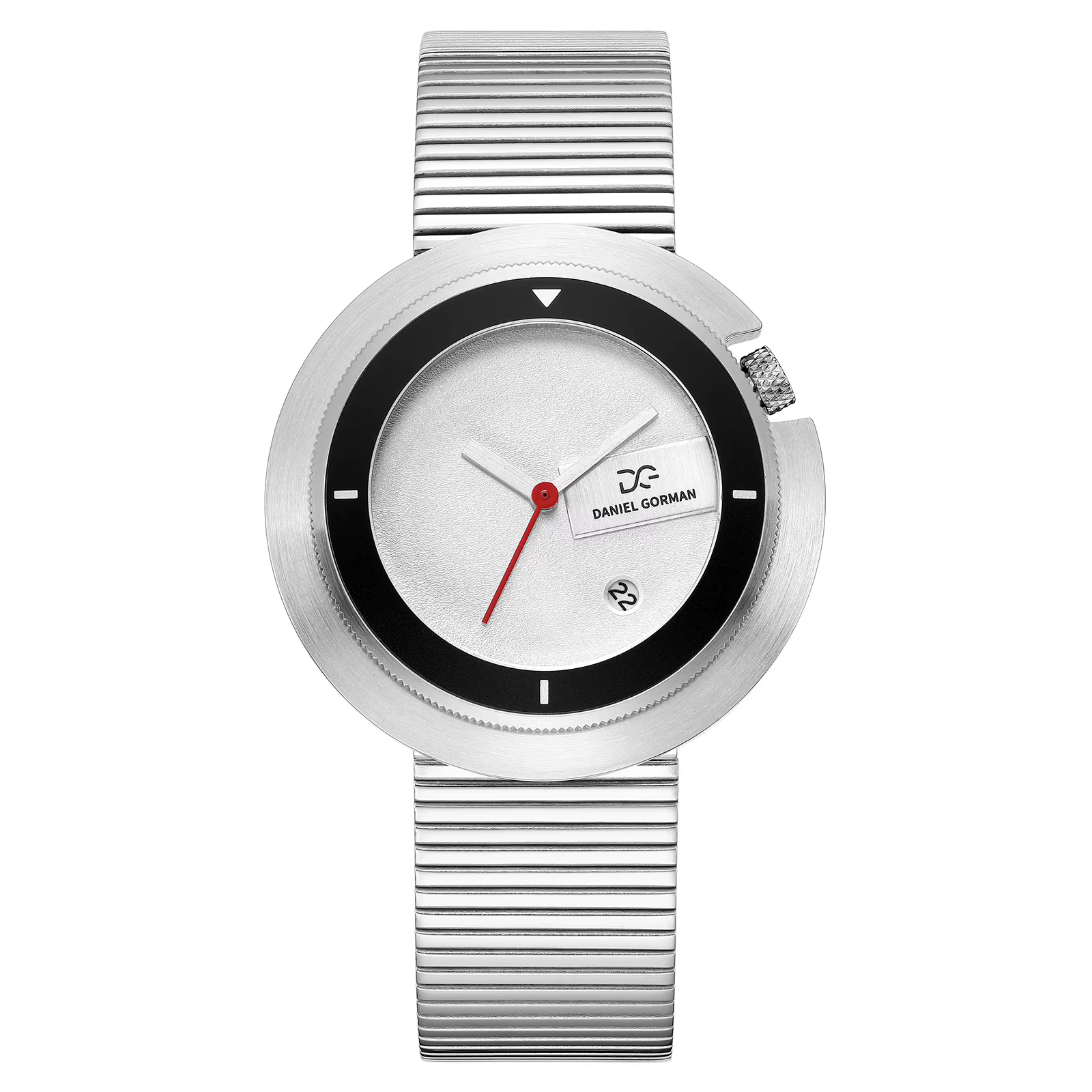 Montre à quartz au design minimaliste, mouvement japonais, bracelet en acier inoxydable, étanche et 