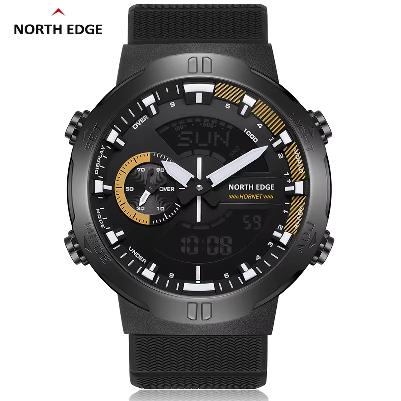 KM TH EDGE HORNET-Montre-bracelet numérique pour homme, étanche 50m, vitesse mondiale, illuminateur