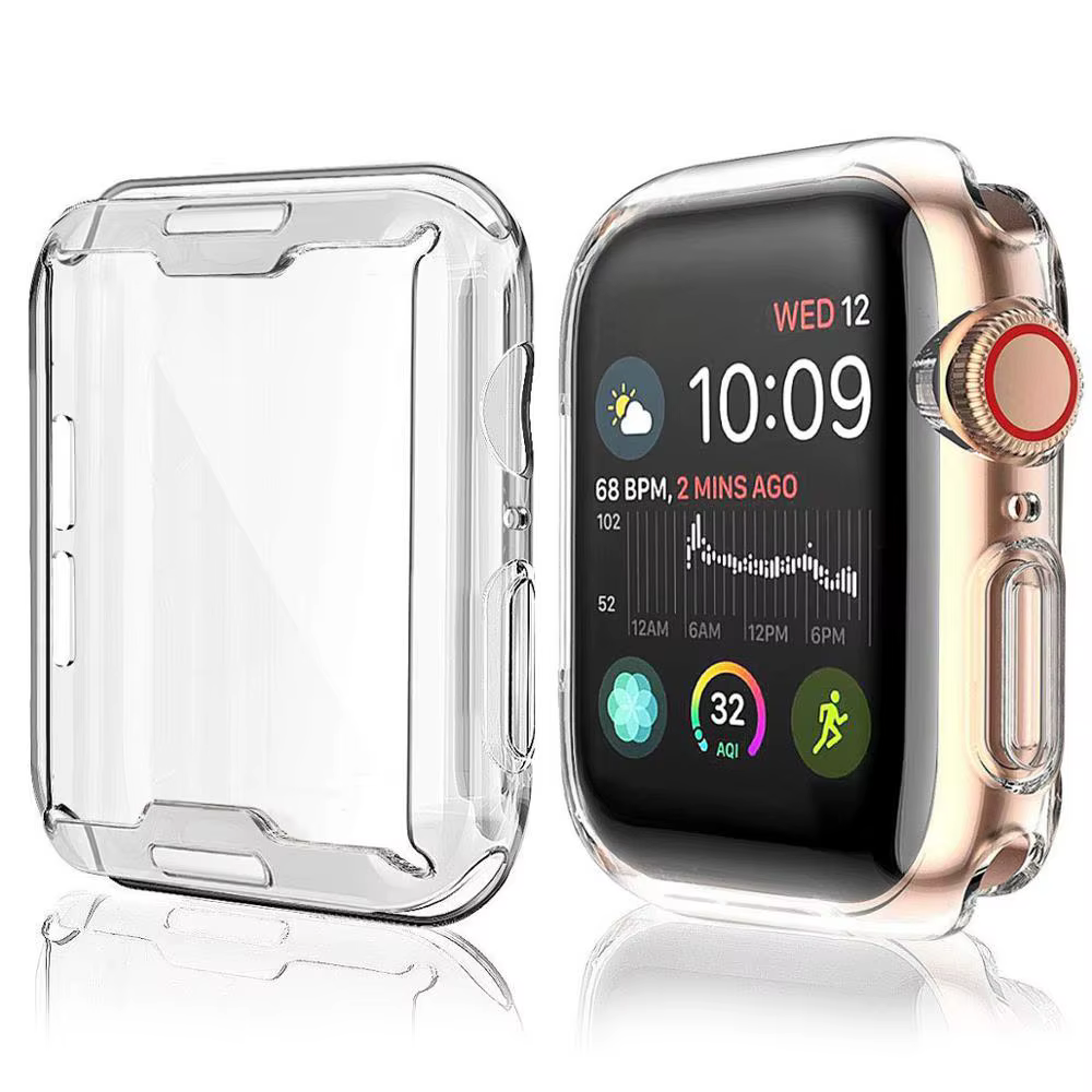 Housse pour Apple Watch Ultra 9 8 7 6 SE 5 4, protecteur d'écran pour iWatch série 38mm 40mm 41mm 42
