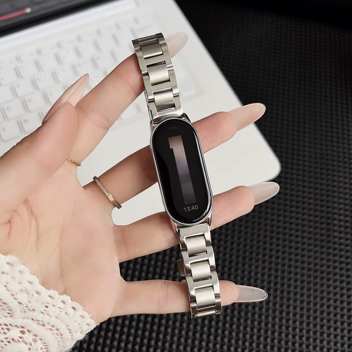 Pour bracelet Xiaomi 8 9 8/9 Pro bracelet métallique en acier inoxydable anticorrosion pour montre R