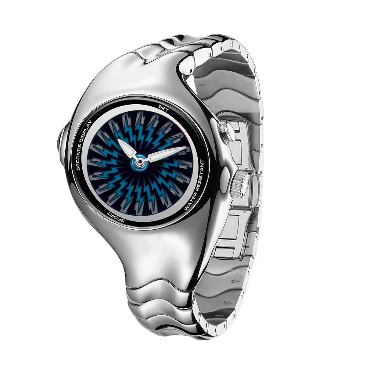 Montre sport à quartz pour homme, double batterie et double mouvement, affichage électronique, sans