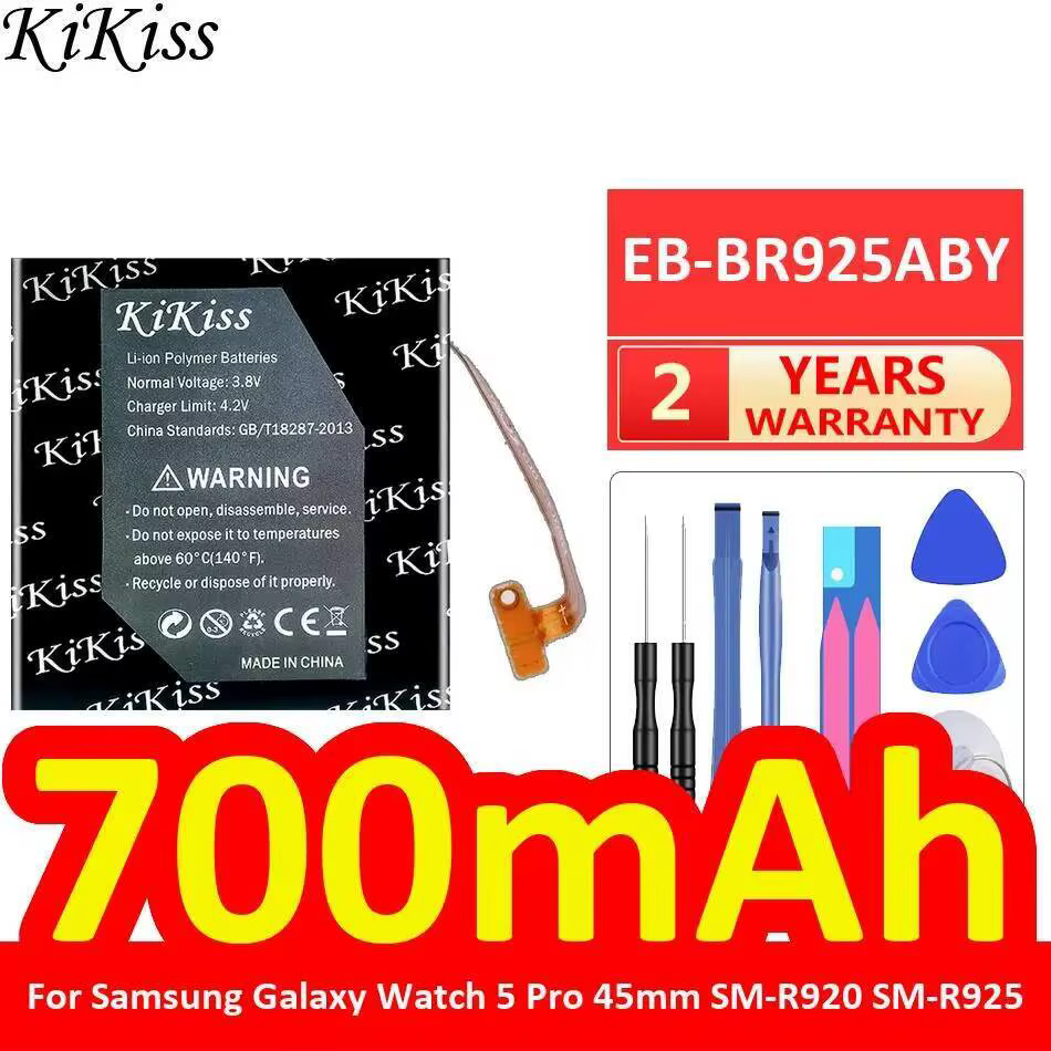 Pour Samsung Galaxy Watch 5 Pro 45Mm SM-R920 SM-R925 EB-BR925ABY batterie d'alimentation fiable 700M