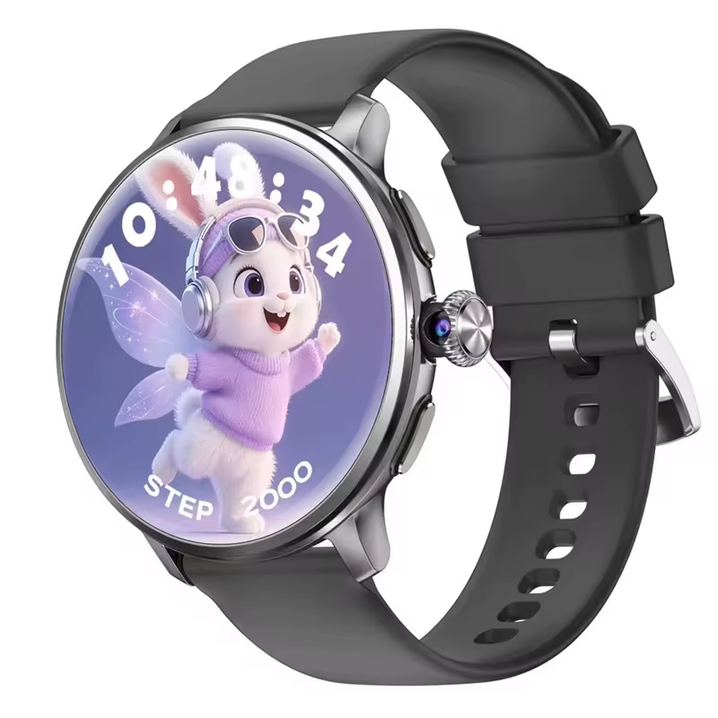 Montre connectée Android H88 avec carte SIM 4G LTE, super charge, GPS, caméra, appels vidéo, télécha