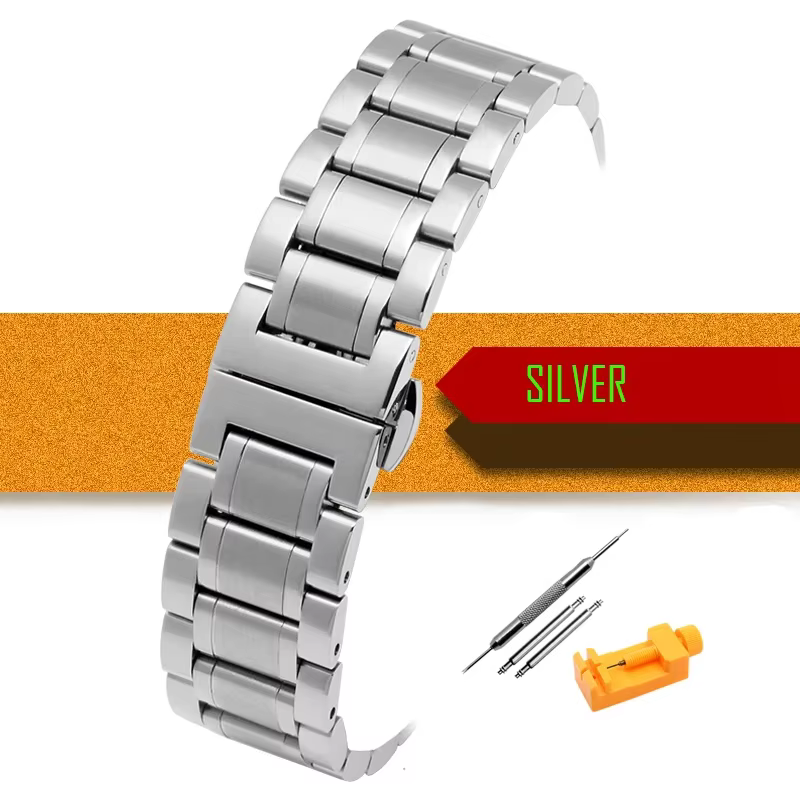 Bracelet de montre bracelet de montre en acier inoxydable bracelet en métal 12mm 14mm 16mm 17mm 18mm