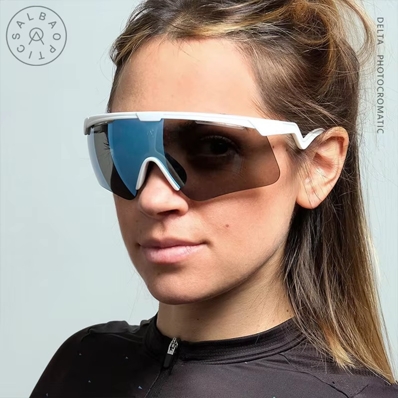 ALBA-Lunettes de cyclisme polarisées pour hommes et femmes, lunettes de sport, route, VTT, vélo de m