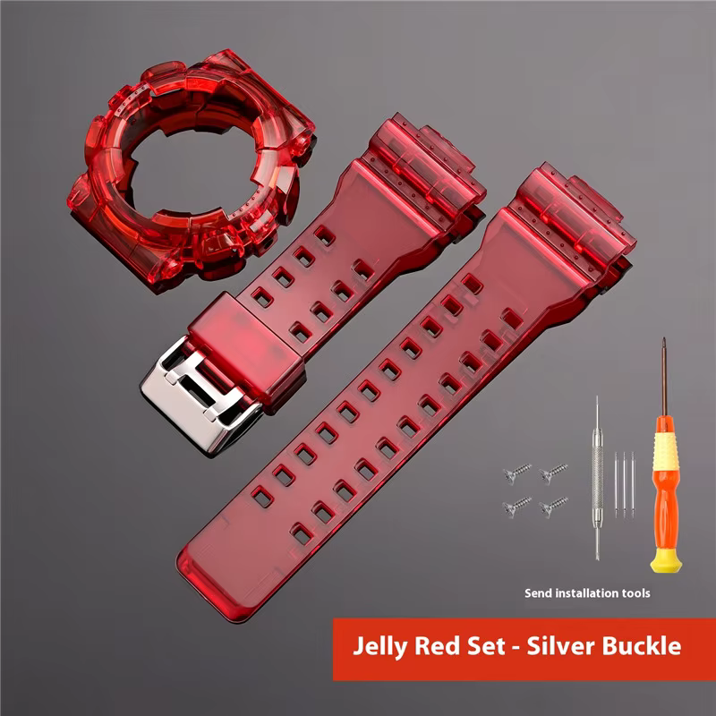 Étui à Bracelet Transparent coloré pour G-SHOCK GA-100/110/120/140 GD-100/110/120 GAX-100 GLS-100, c