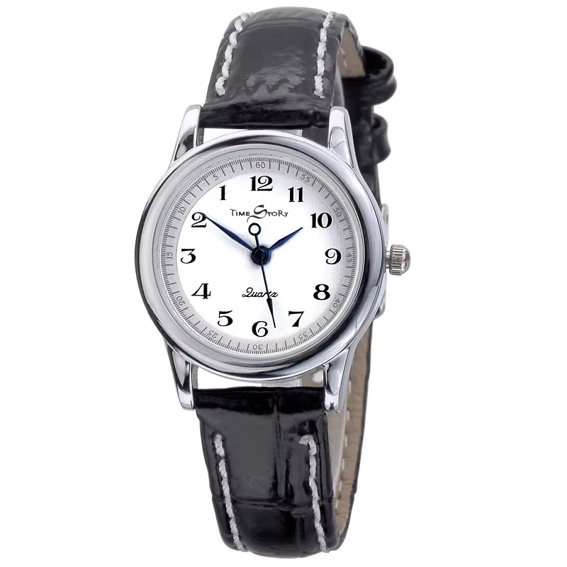 Nouvelle montre à quartz pour amoureux 2026, très vendue, cadran à pression d'huile inversée en sens