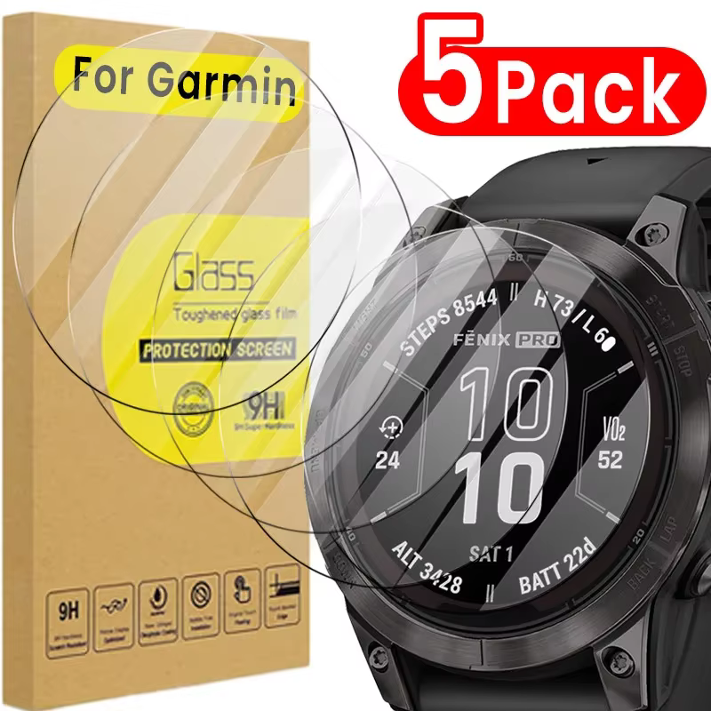 Protecteur d'écran pour Garmin Fenix, verre saphir Guatemala, film de protection pour Fenix 8 7 6 5 
