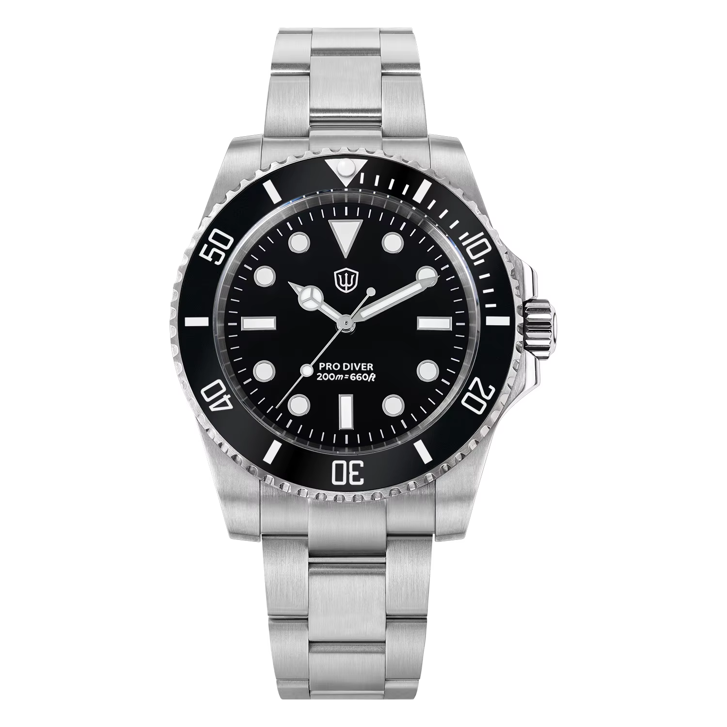 Watchdives WD1680Q V2 cadran vert montres à Quartz VH31 balayage deuxième mouvement saphir 200M étan