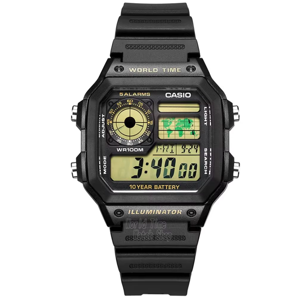 Casio montre jeunesse montre de sport de plein air pour hommes relogio masculino AE-1200WH-1B