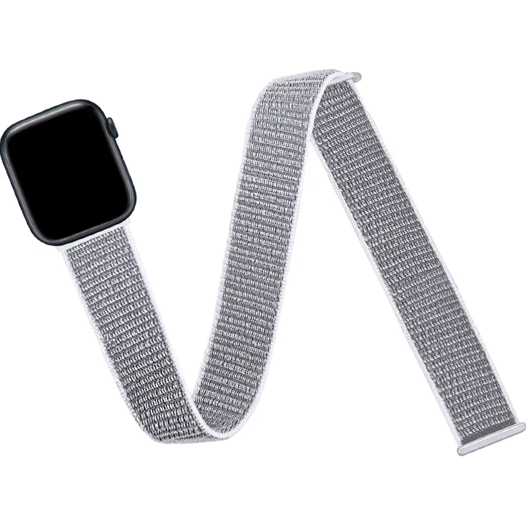 Bras élastique en nylon/bande de cheville compatible avec Apple Watch, bracelet tressé de sport, bra