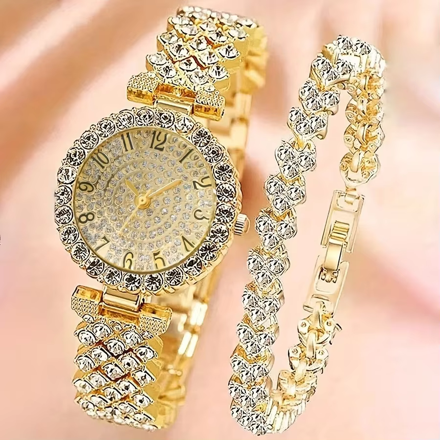 Nouvelle montre pour femme série papillon Style de mode personnalité polyvalente plein de diamants m