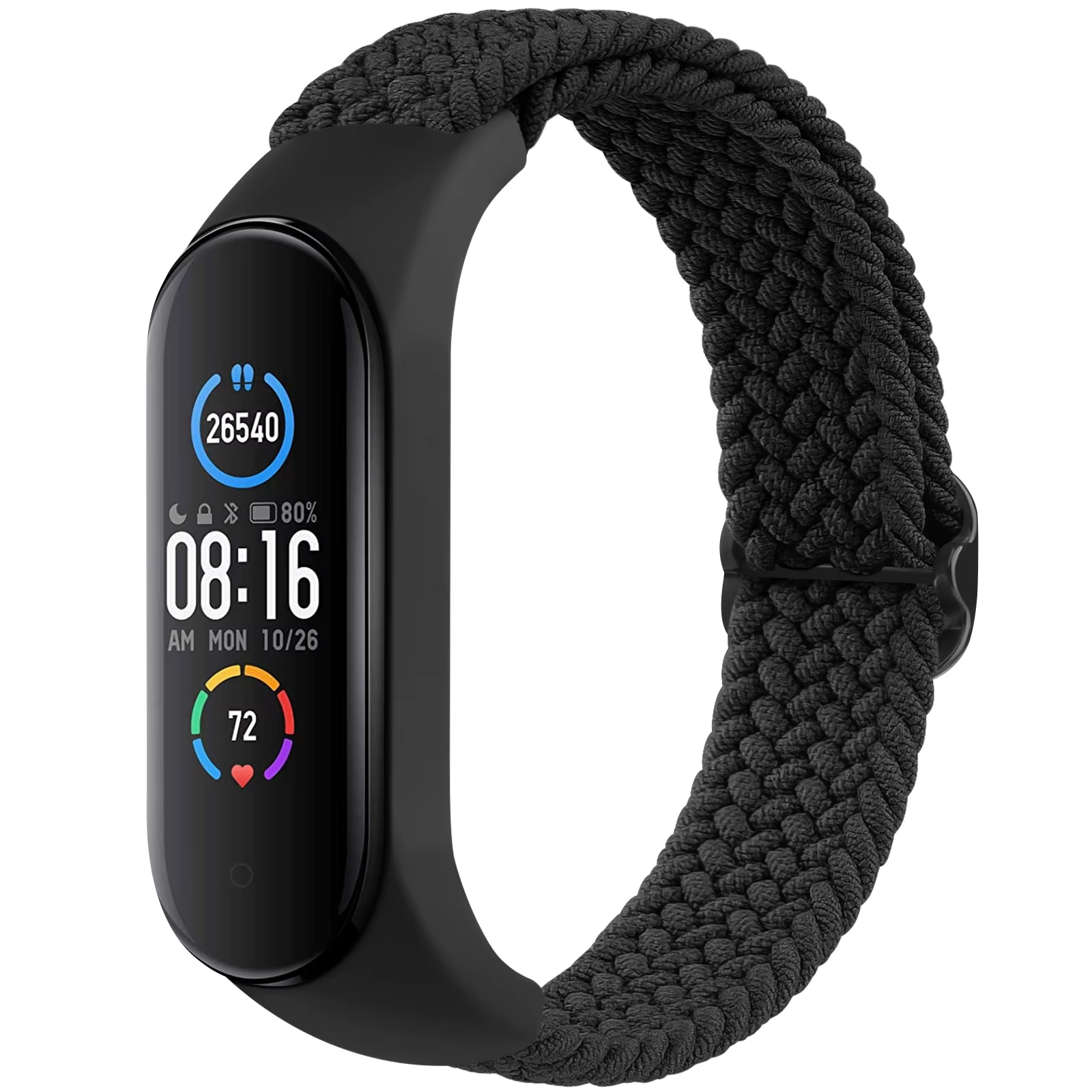 Bracelet de montre tressé pour Xiaomi Mi Band 7 6 5 4 3, Bracelet élastique réglable pour Amazfit Ba