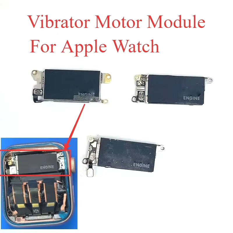 Module moteur vibrant flexible pour Apple Watch S4 S5 S6 S7 S8 S9 SE 2 40mm 44mm 41mm 45mm – Réparat
