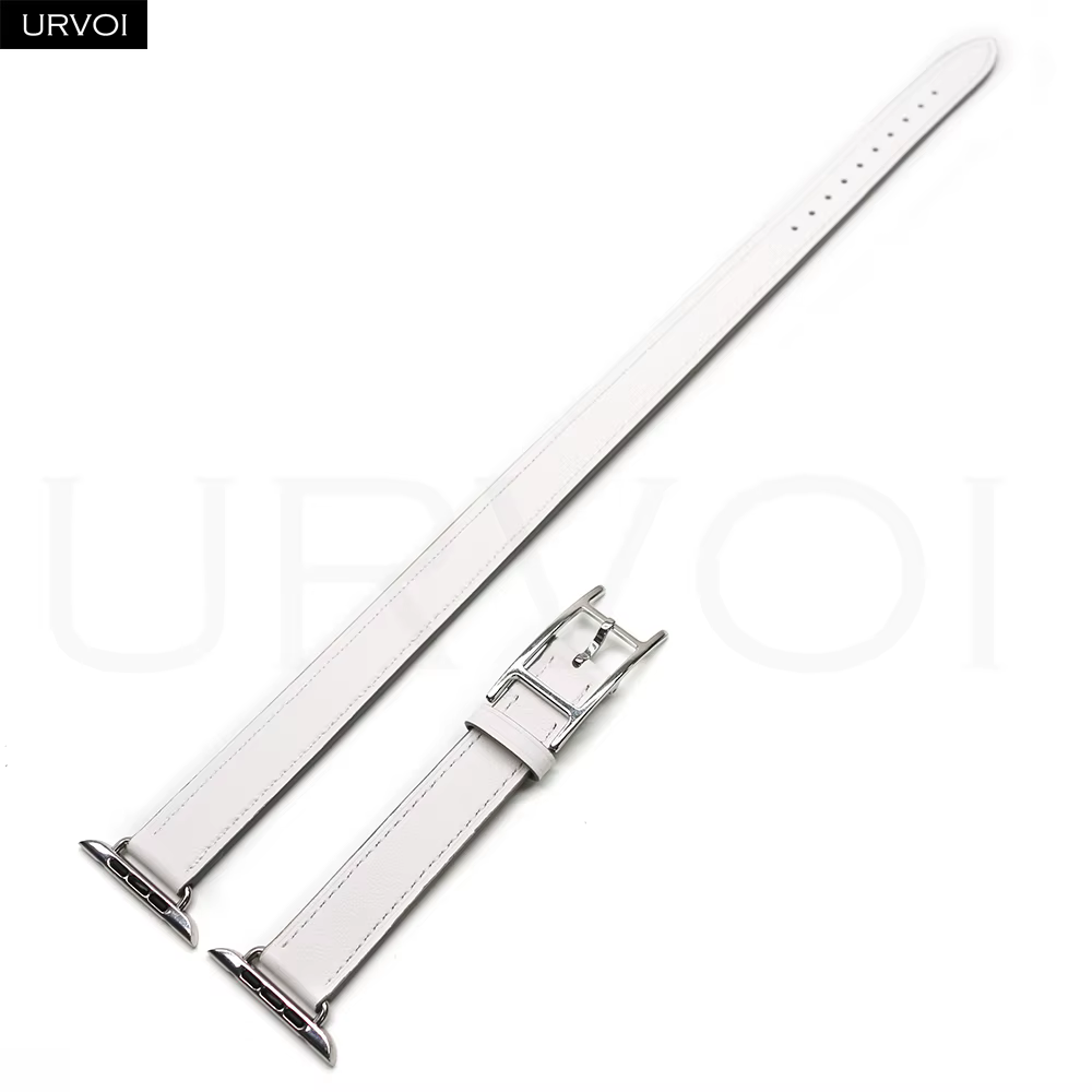 URVOI Hapi Attelage Double Tour pour bracelet de montre Apple série 11 10 9 8 7 SE3 bracelet en cuir