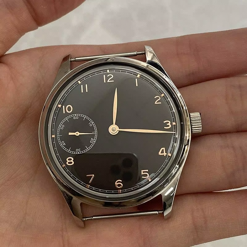 Tête de montre mécanique manuelle pour homme, mouvement rétro ST3600, avec diamètre de 42mm et épais