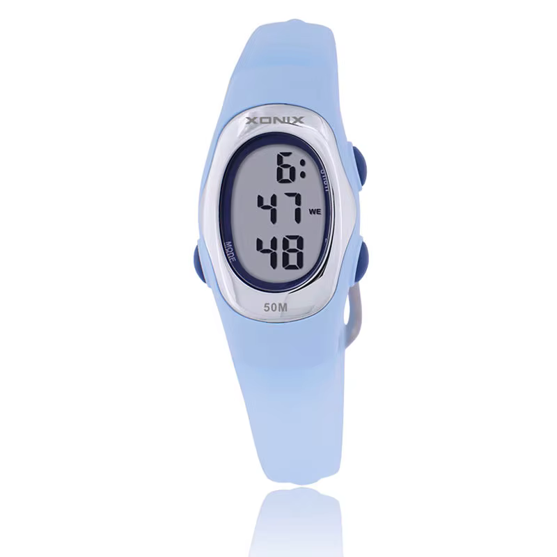 XONIX nouvelle mode femmes étudiant sport montres étanche 50m dames gelée alarme numérique natation 