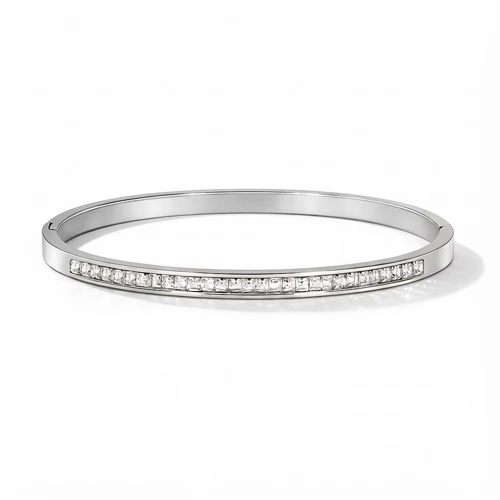 Mariasz – Bracelet classique minimaliste, Design couleur or, étanche, en acier inoxydable, en Zircon