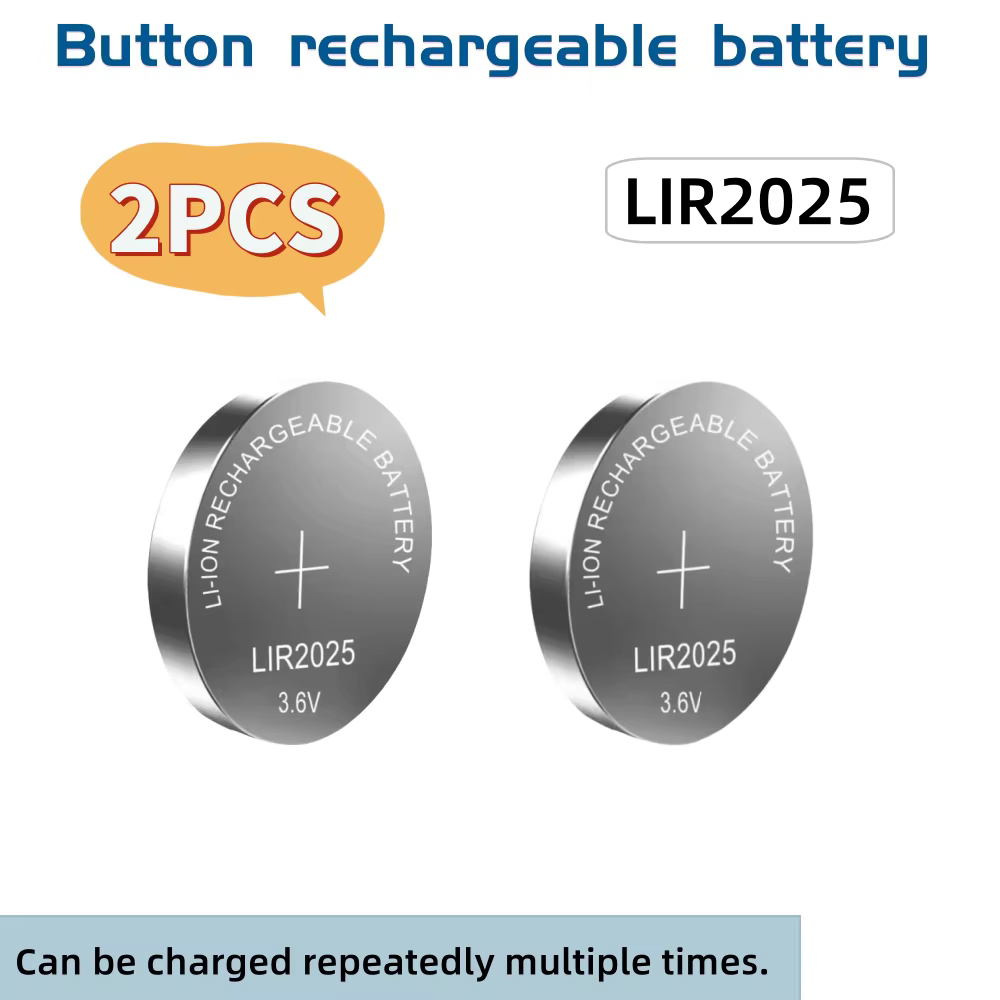 Batterie rechargeable au lithium LIR2032 LIR2025 LIR2016, 2 à 10 pièces, peut remplacer le CR2032 po