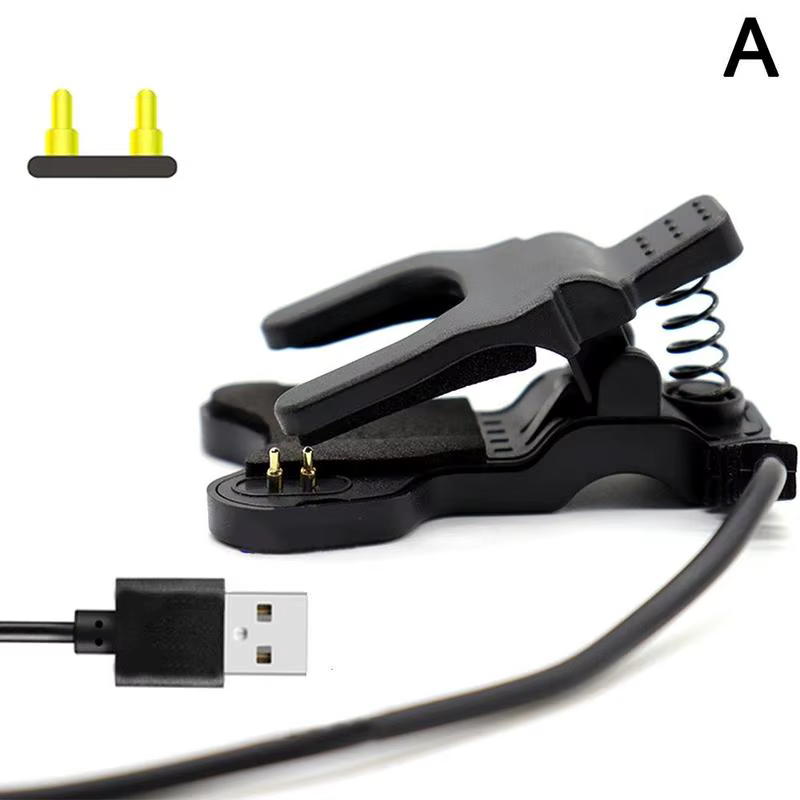 Chargeur de montre intelligente universel USB 5V, câble de chargement, Clip 2 broches/5 broches pour