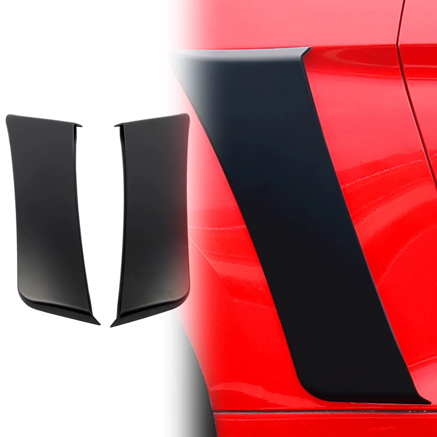 Bandes Décoratives pour Garde-boue Arrière de Voiture, Accessoires pour Ford Mustang 2018 2019 2020 