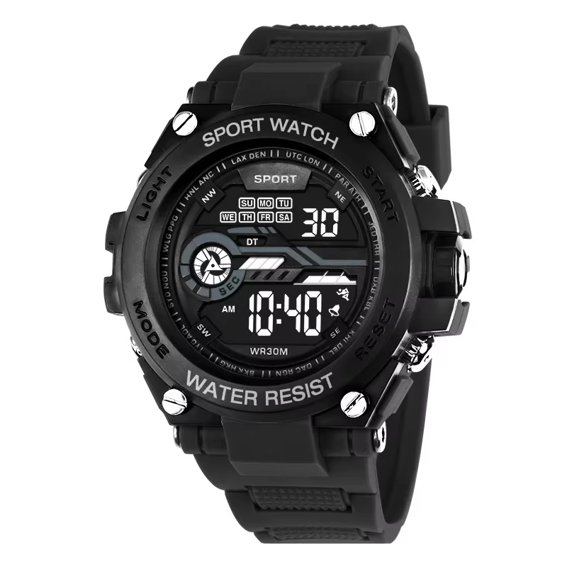 YIKAZE montre de Sport pour hommes étanche homme montres de Sport multifonction LED montre militaire