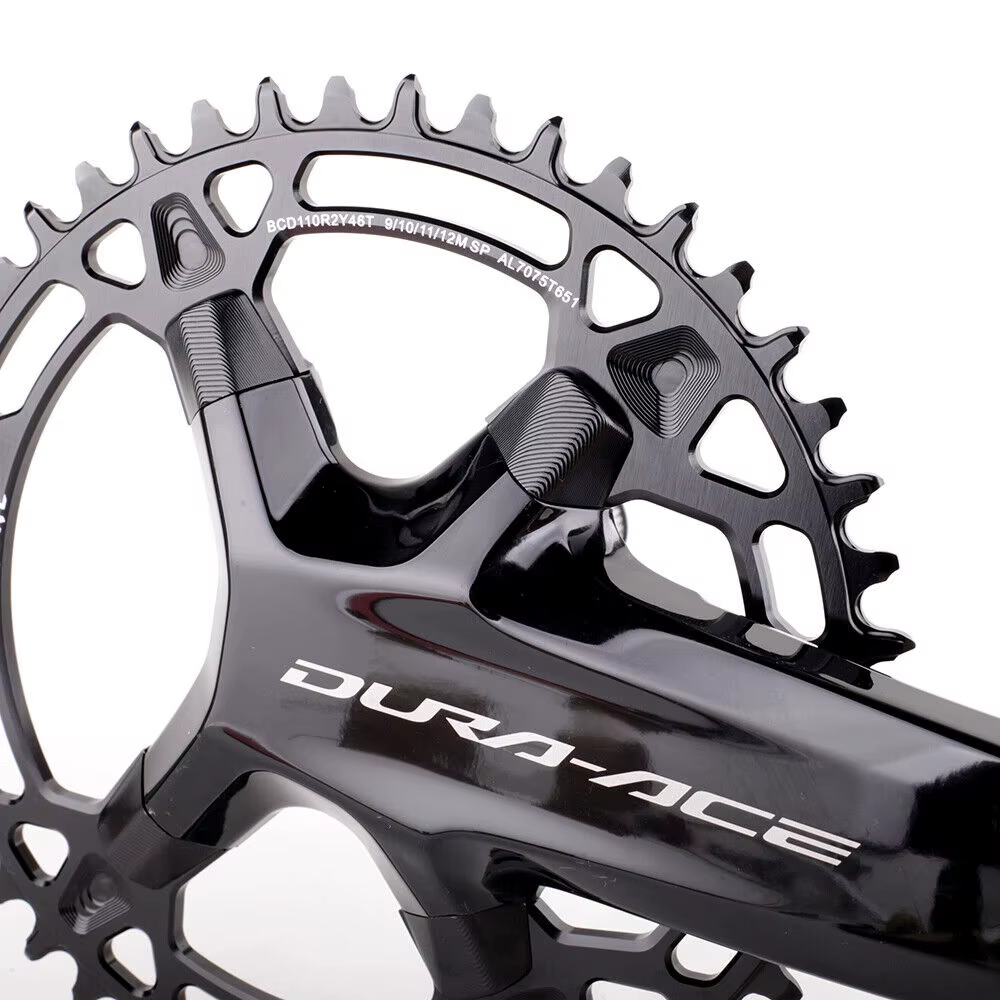 Boulons à plateau unique, écrous décorés en alliage pour Shimano FC-9000 R7000 R8000 R9100 R9200 fc-