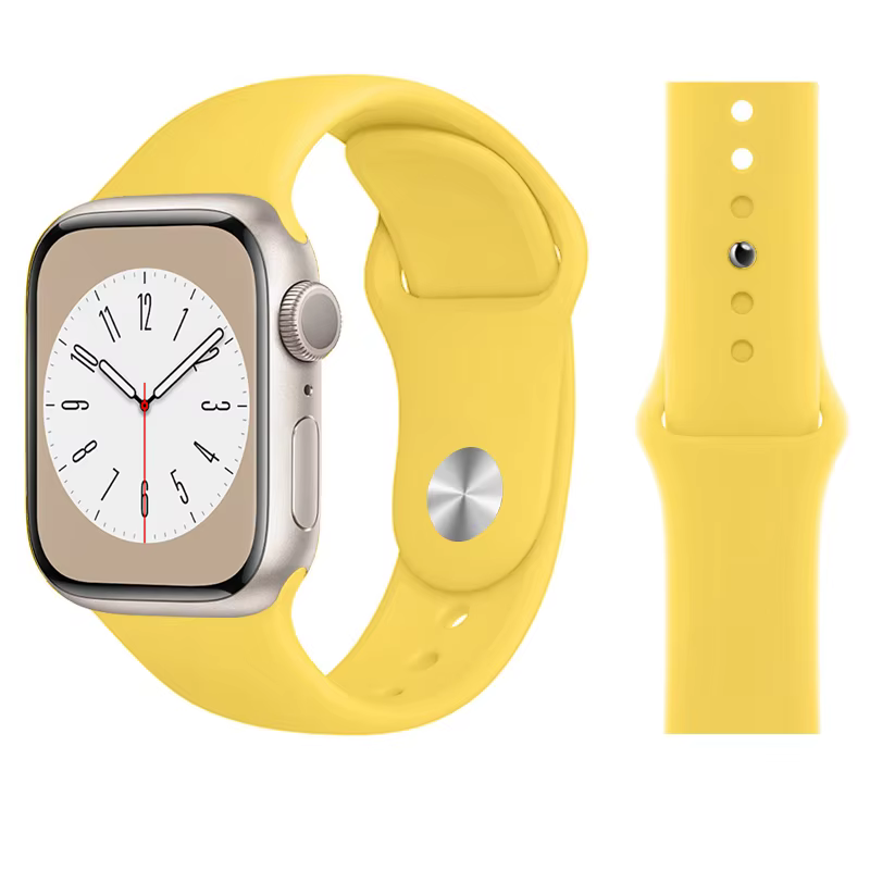 Bracelet en Silicone pour Apple Watch, 45mm 46mm 44mm 41mm 40mm 42mm, Sport Correa, iWatch série 11