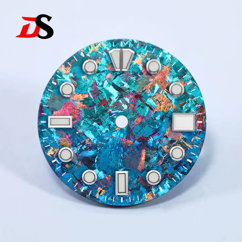 Cadran en titane effet cristal de glace 28,5 mm, luminescence BGW9 C3, mouvement NH35, accessoires d