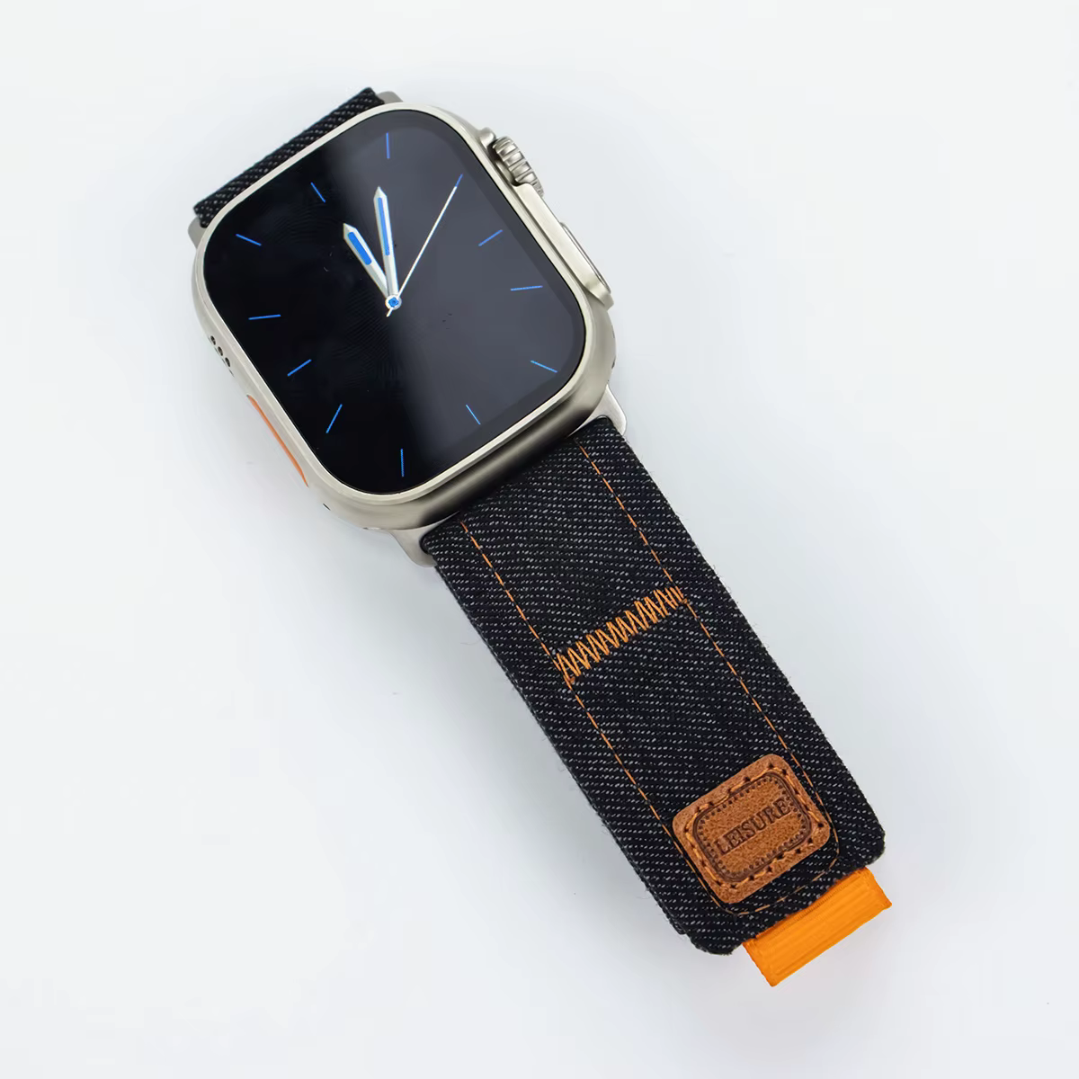 Bracelet à boucle en tissu tissé pour Apple Watch, bande Ultra 2, bracelet en nylon pour iWatch Seri
