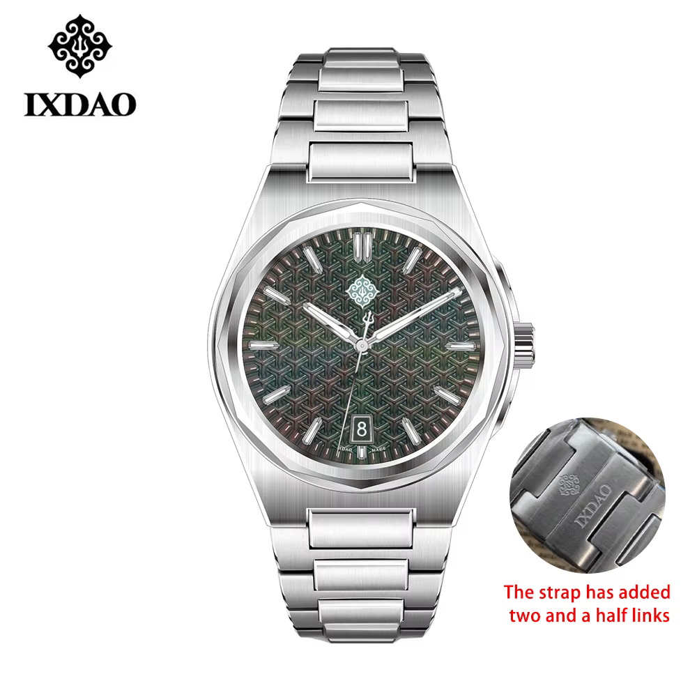 IX&DAO 2026 Nouvelle Montre Mécanique Automatique pour Homme Warrior 37mm Miyota 9015 BGW-9 Verre Sa