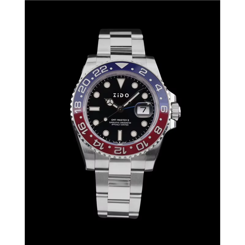 Montre pour homme élégante, tendance, polyvalente, entièrement automatique, montre de luxe légère, m