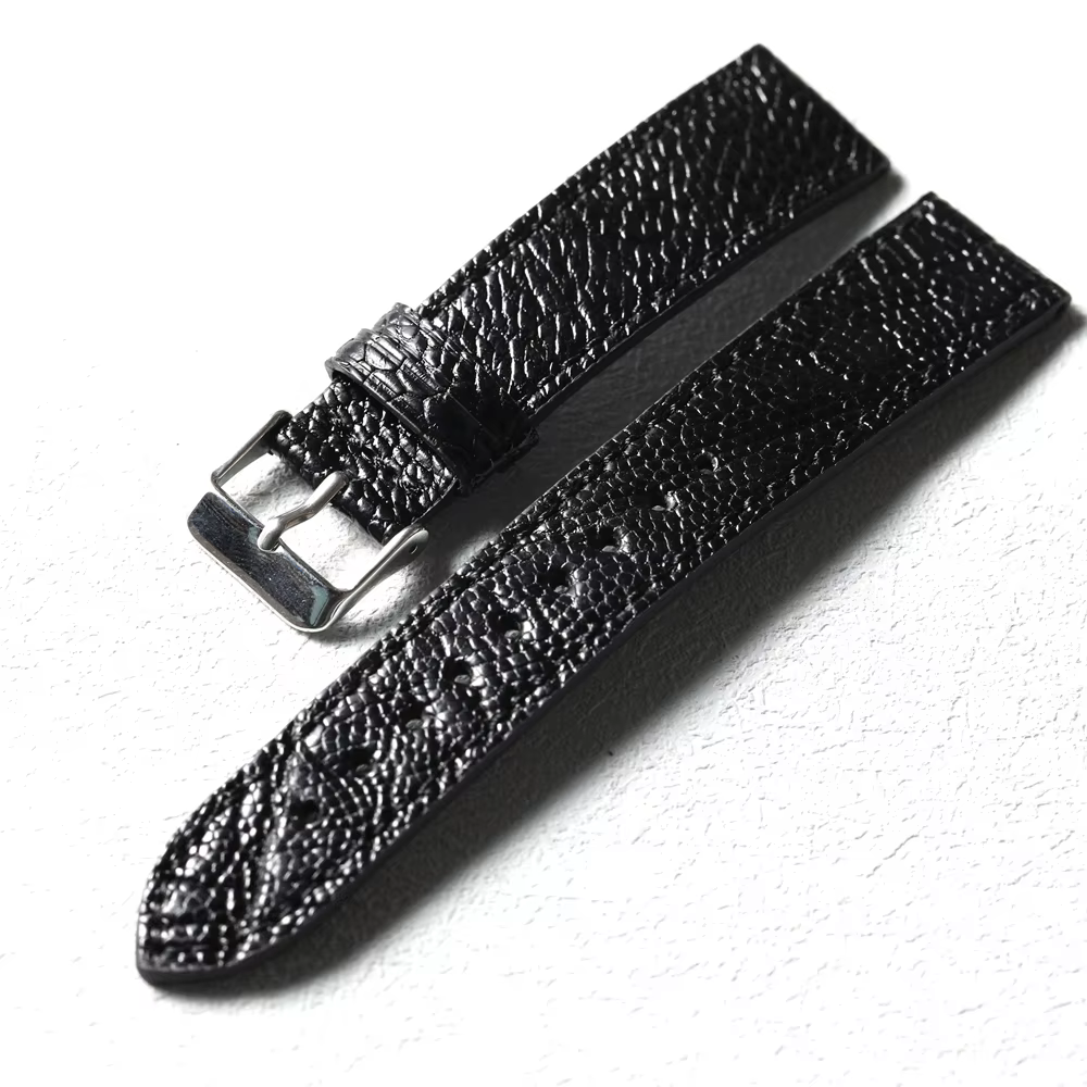 Bracelet de montre en cuir véritable pied d'autruche fait à la main, 18 19 20 21 22MM, Bracelet Vint