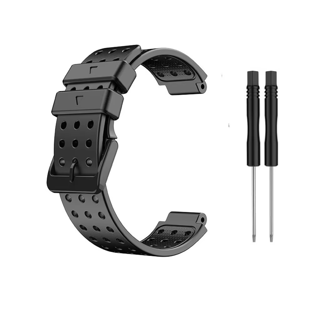 Bracelet de montre avec outil pour Garmin Forerunner220 / 230 / 235 / 620 / 630 / 735XT / ApproachS2
