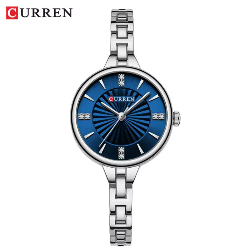 Istro REN-Montre à quartz en acier inoxydable pour femme, montre-bracelet d'affaires, montres simple
