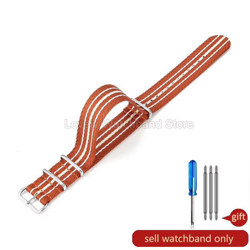 Pour SWATCH × BLANCPAIN bracelet de montre en Nylon boucle à aiguille 20 22mm résistant aux rayures 