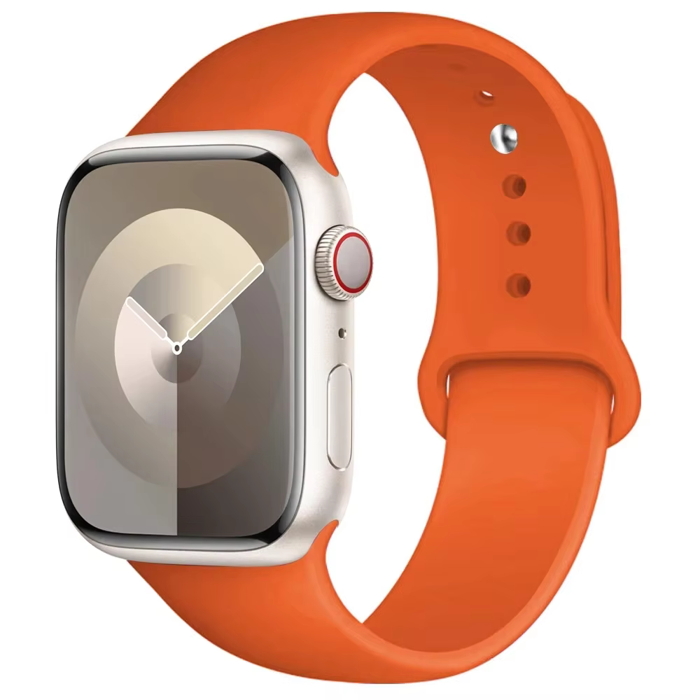 Bracelet sport en silicone pour Apple Watch, 44mm, 45mm, 40mm, 41mm, 42-38mm, 45mm, iWatch Series 8,