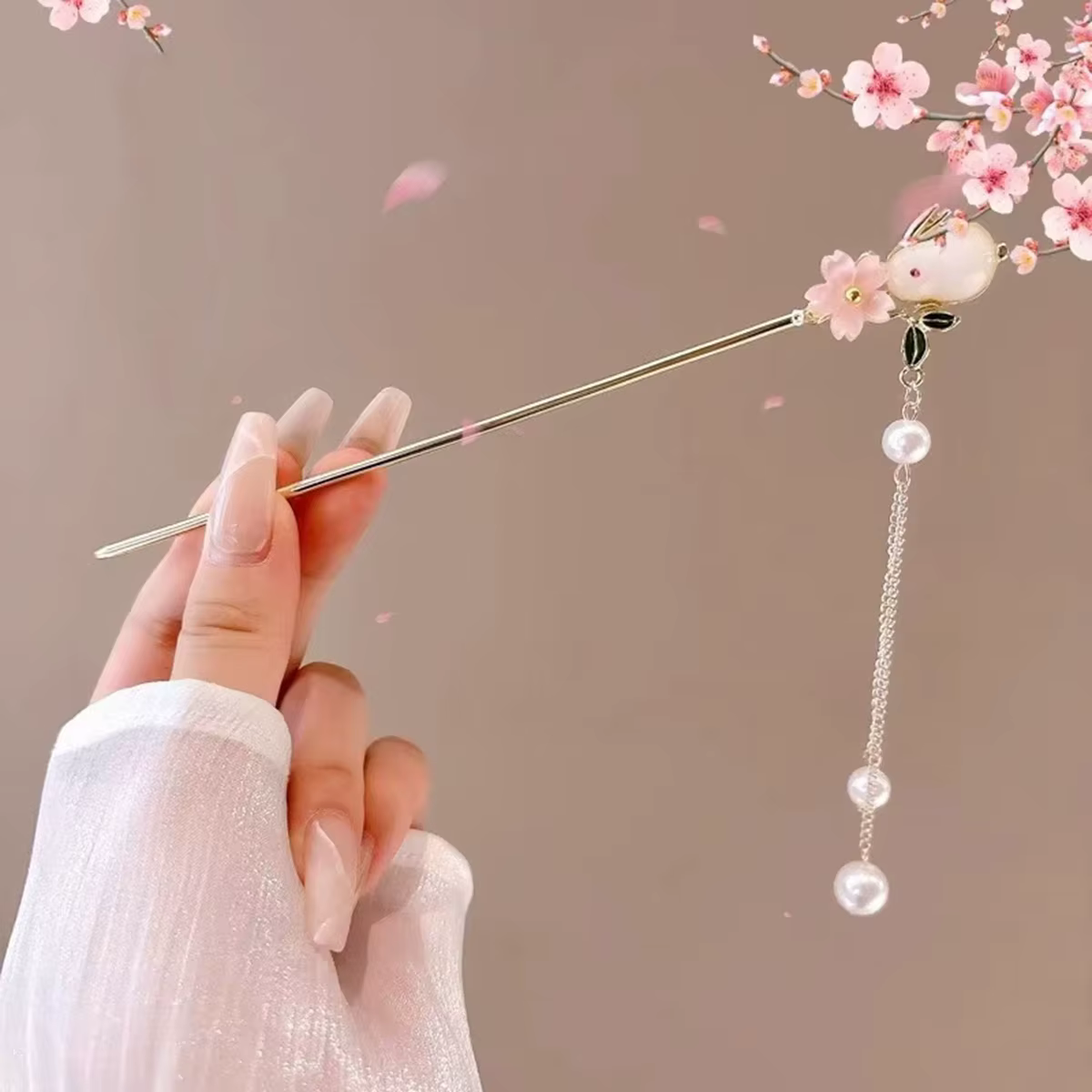 Accessoire de cheveux romantique de Style chinois, bijoux en alliage, aiguille à cheveux pour femmes