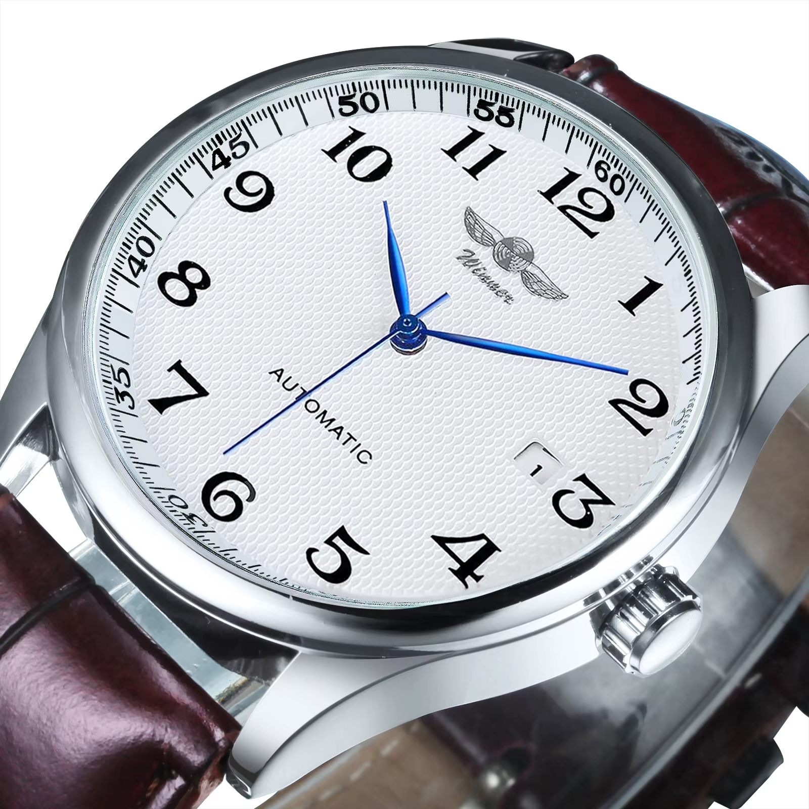 WINNER – montre d'affaires pour hommes, classique, rétro, automatique, mécanique, marque de luxe, br
